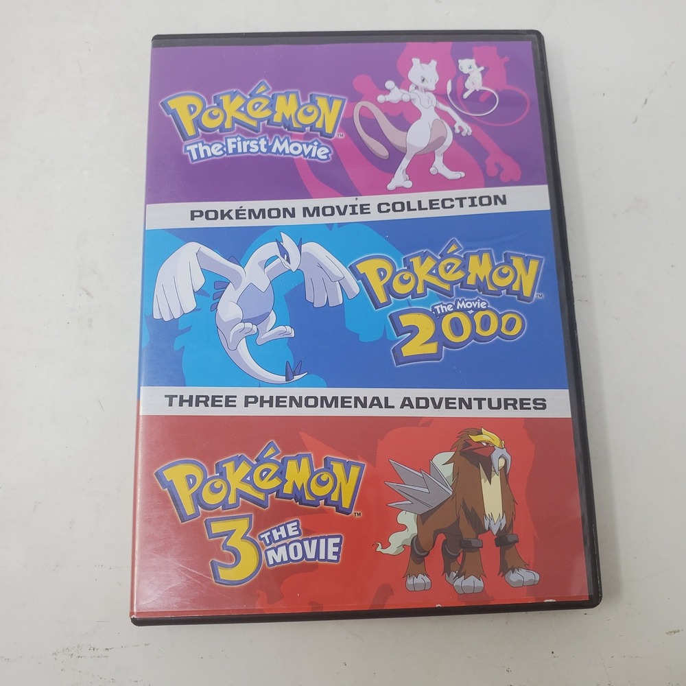 pokemon movie collection dvd- the first movie pokemon the movie 2000 pokemon 3